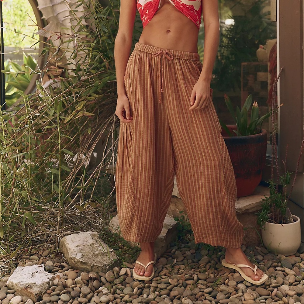 Free People Quinn Striped Pants